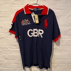 Ralph Lauren classic fit shirt “mesh shirt” GBR t shirt L